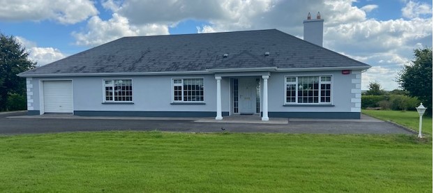 Gortnagier East,Glenamaddy,Co Galway.F45W274 – 3 Bed Bungalow on elevated site